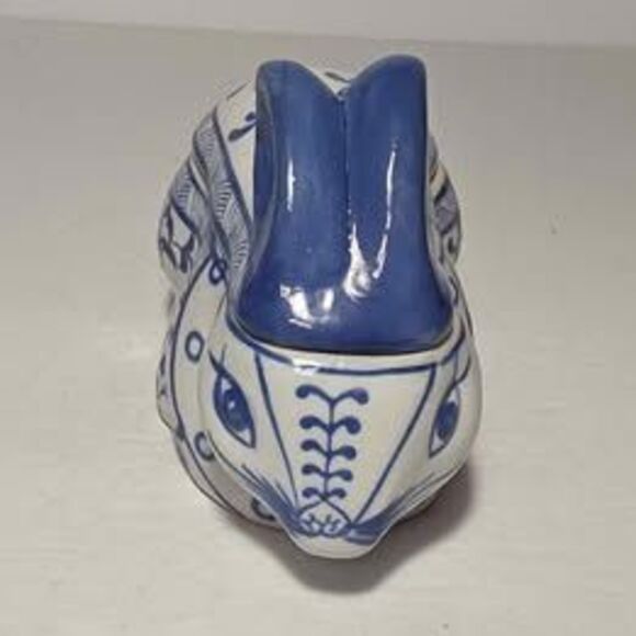 Bunny Rabbit Trinket Box Blue - Picture 2 of 8